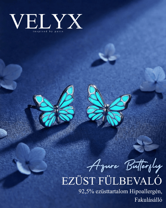VELYX – Azure Butterfly Kollekció - Fülbevaló - VELYX