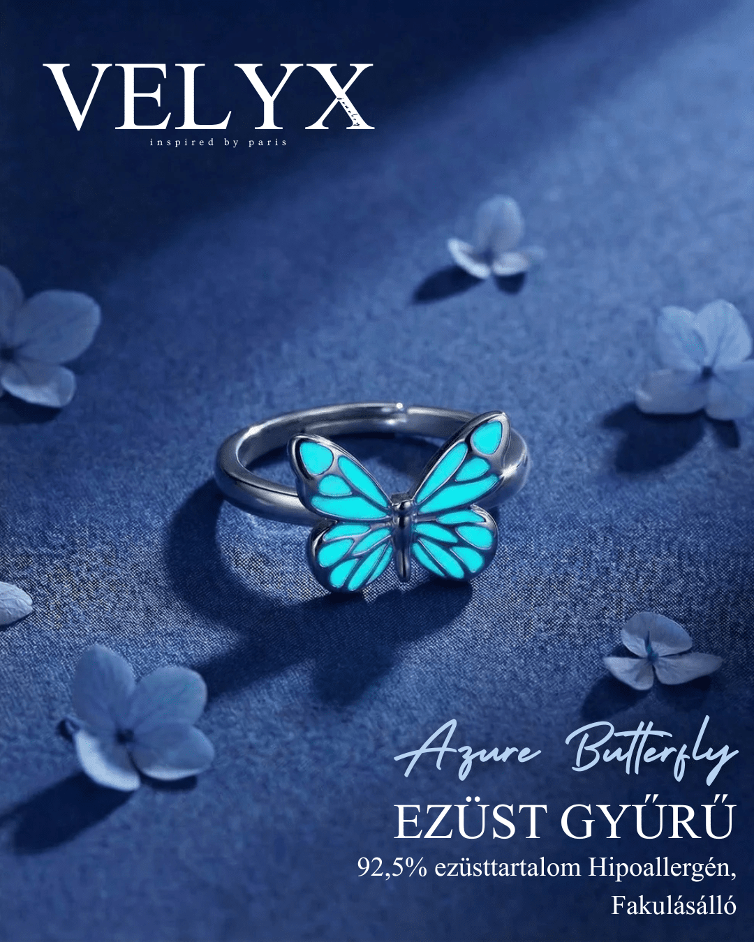 VELYX – Azure Butterfly Kollekció - Gyűrű - VELYX