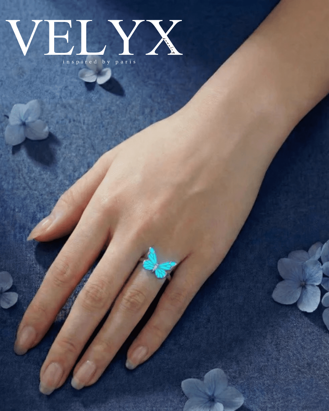VELYX – Azure Butterfly Kollekció - Gyűrű - VELYX