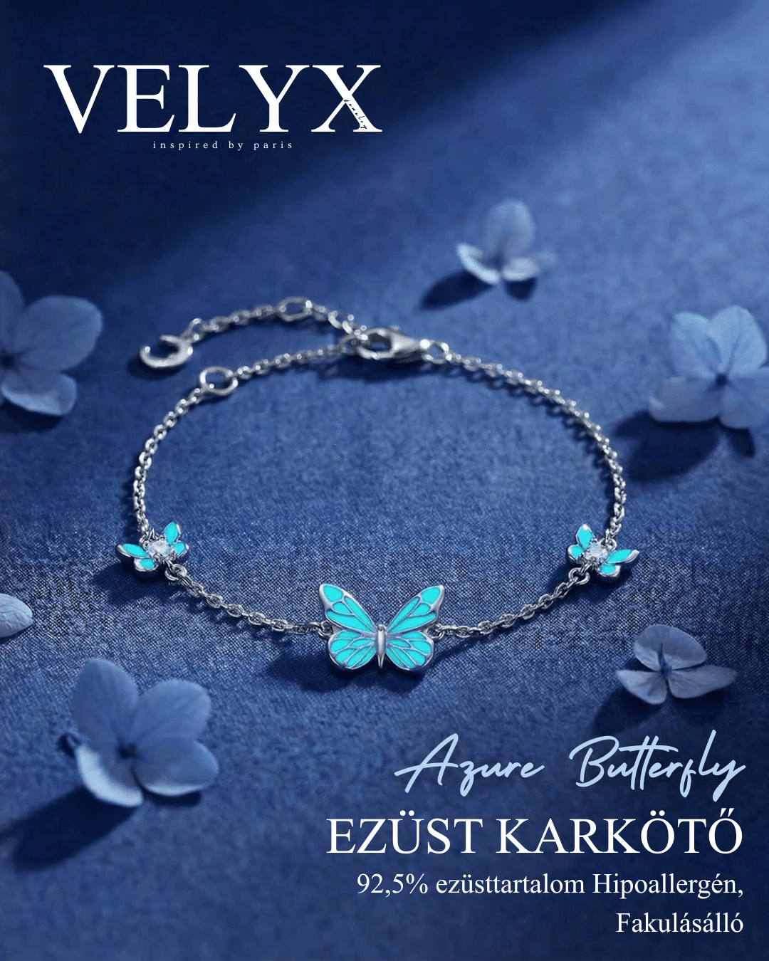 VELYX – Azure Butterfly Kollekció - Karkötő - VELYX