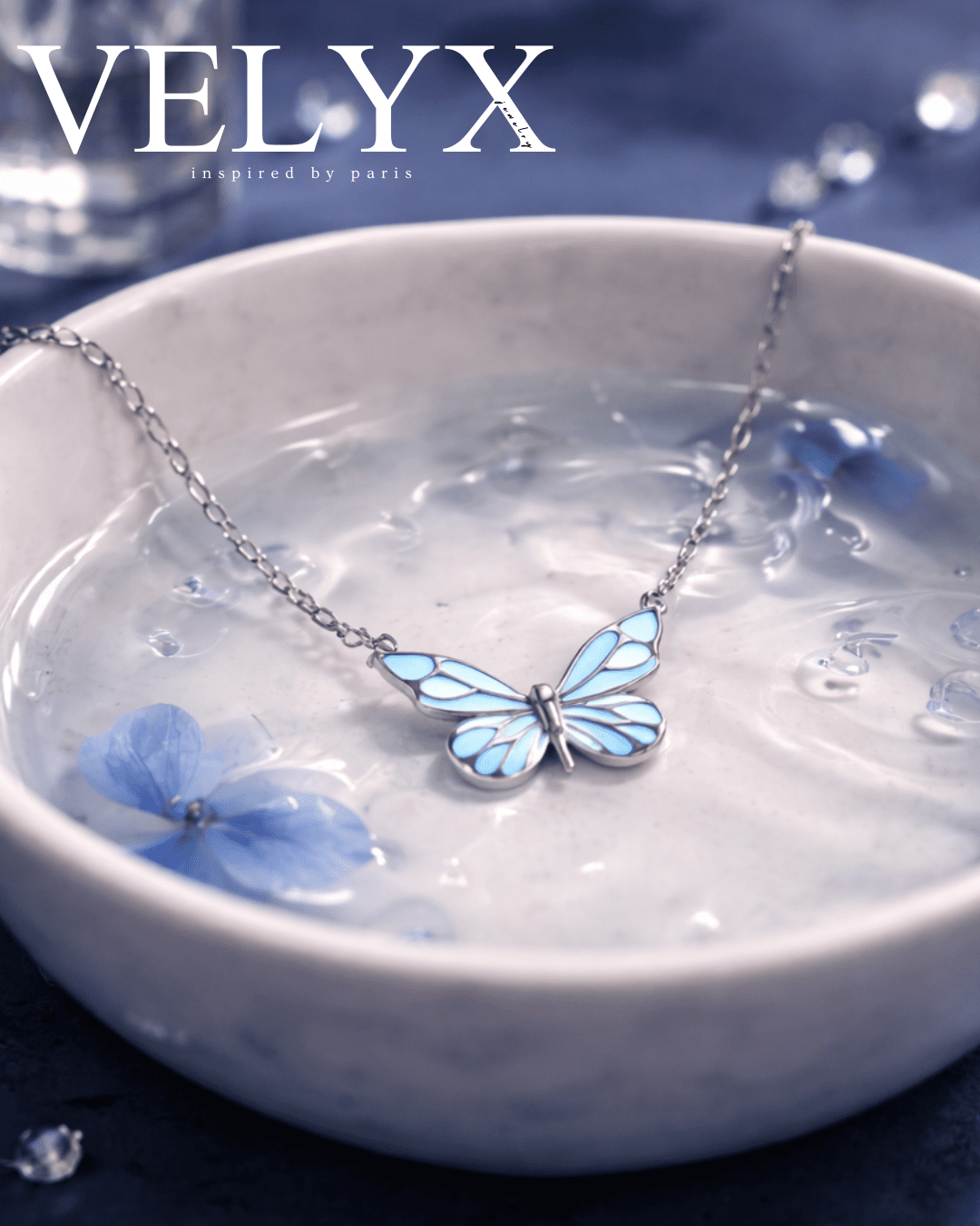 VELYX – Azure Butterfly Kollekció - Nyaklánc - VELYX