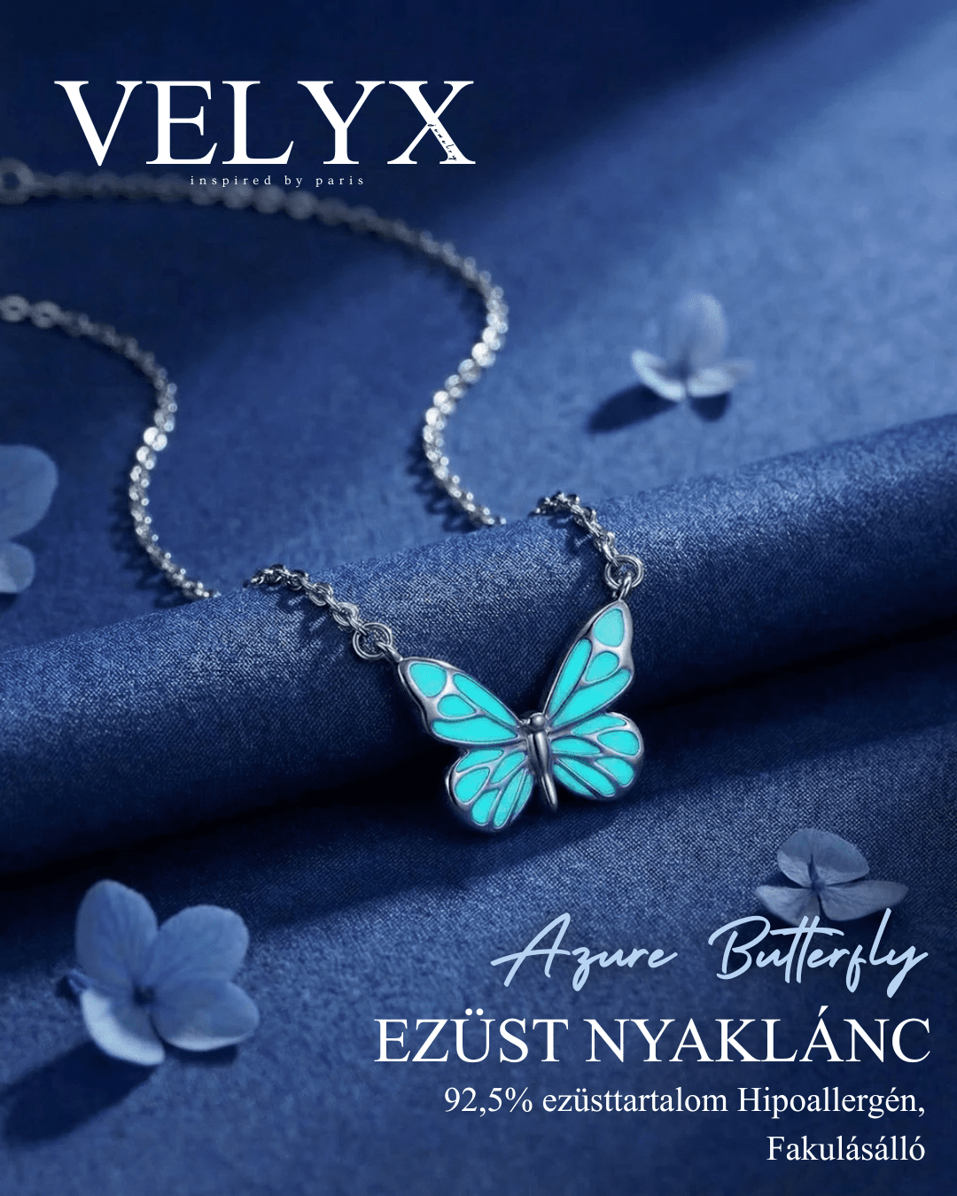 VELYX – Azure Butterfly Kollekció - Nyaklánc - VELYX
