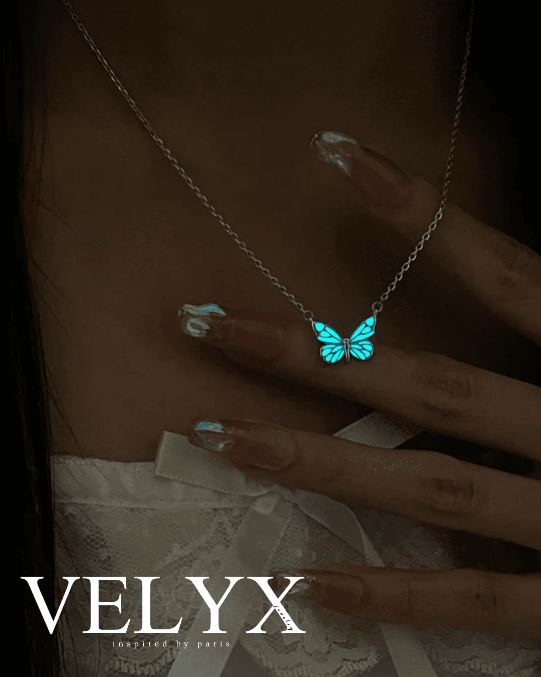 VELYX – Azure Butterfly Kollekció - Nyaklánc - VELYX