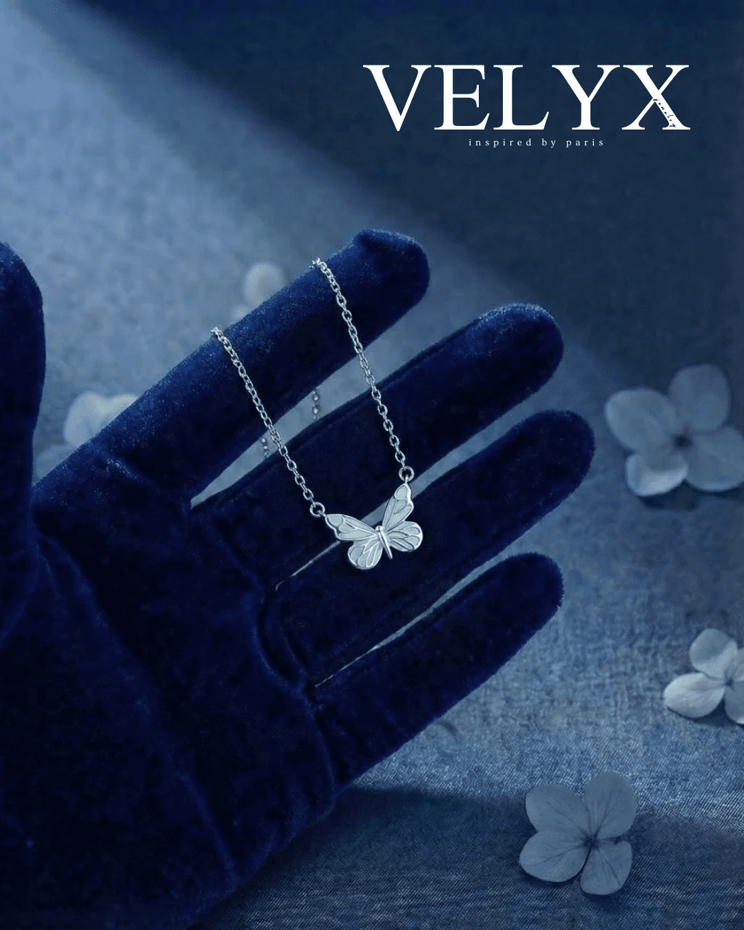 VELYX – Azure Butterfly Kollekció - Nyaklánc - VELYX