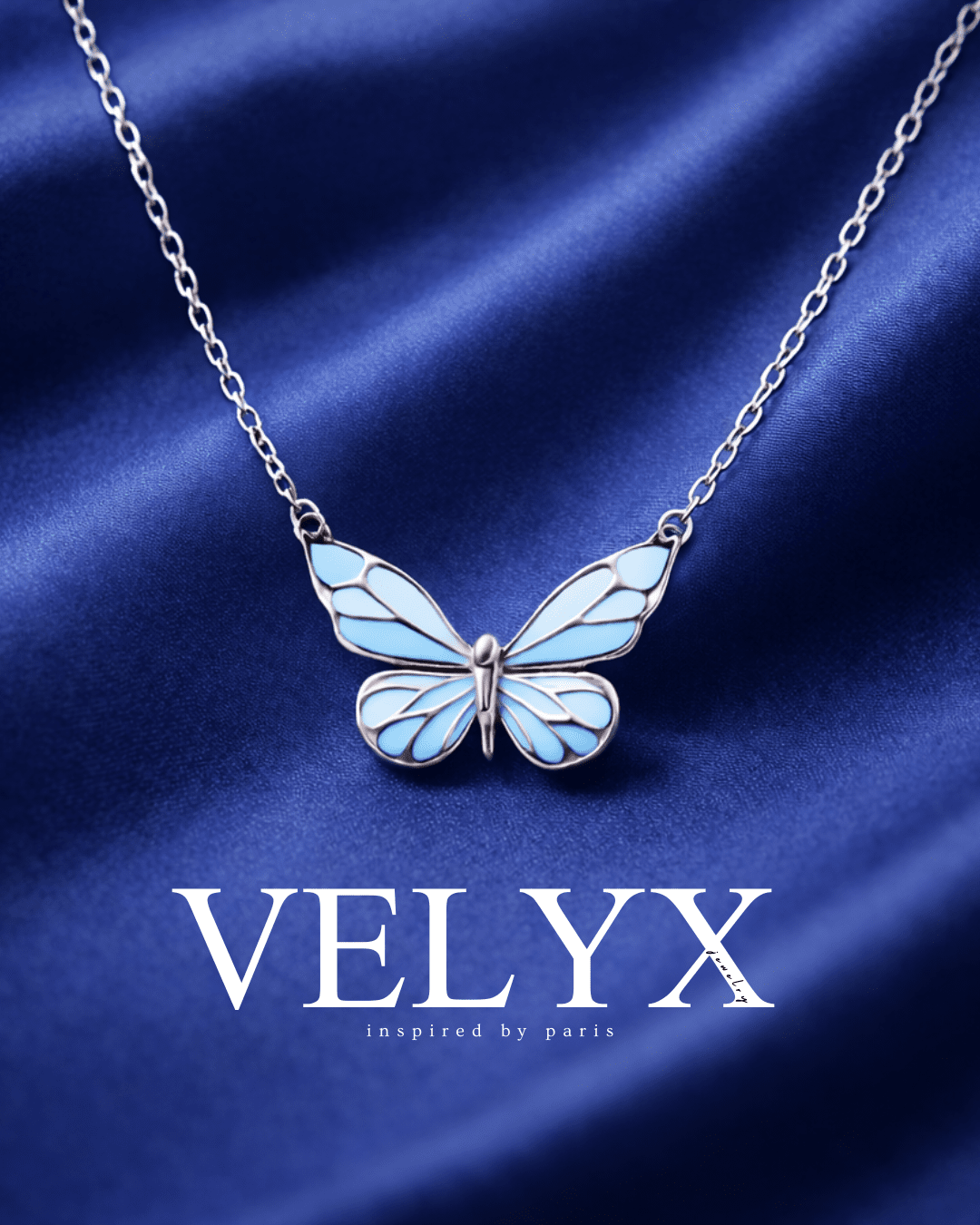VELYX – Azure Butterfly Kollekció - Nyaklánc - VELYX